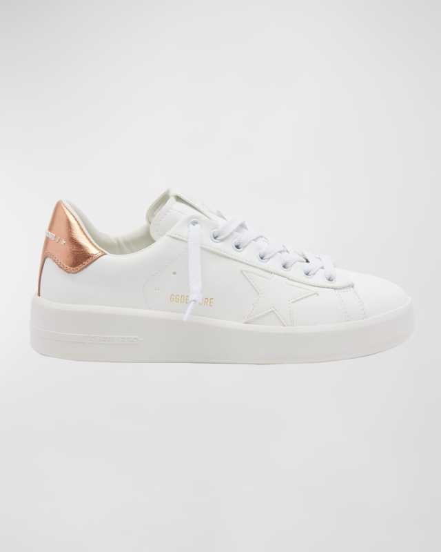 Pure Star Bicolor Leather Low-Top Sneakers